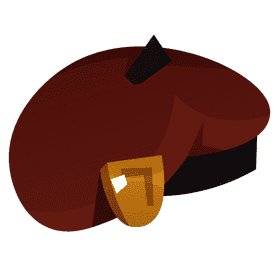 Paratrooper beret clipart