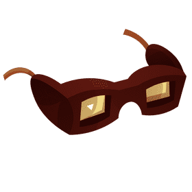 Paratrooper glasses clipart