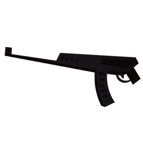 Paratrooper gun clipart