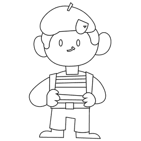 Paratrooper black and white clipart