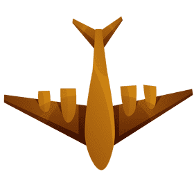 Paratrooper plane clipart