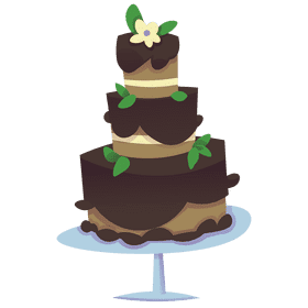 Pastry chef cake clipart