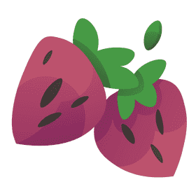 Pastry chef strawberry clipart