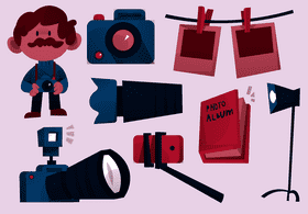Photographer vector