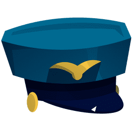 Pilot hat clipart