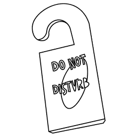 Porter badge black and white clipart