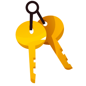 Porter keys clipart