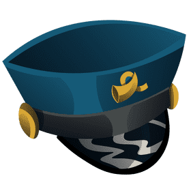 Postman cap clipart