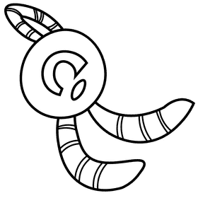 Postman medal black and white clipart