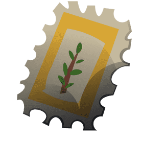 Postman stamp clipart