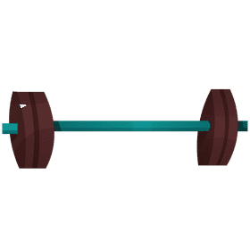 Powerlifter barbell clipart
