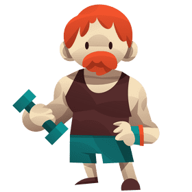 Powerlifter clipart