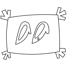 Princess boots black and white clipart