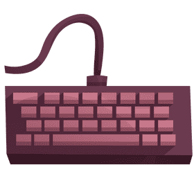 Programmer keyboard clipart