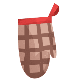 Cook glove clipart