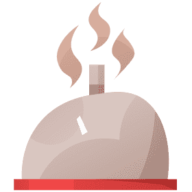 Cook serving clipart