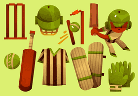Cricket vector