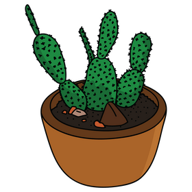 Prickly-pear vector - for free download