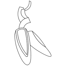 Dancer boots black and white clipart