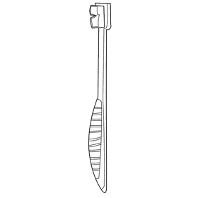 Dentist brush black and white clipart
