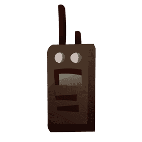 Detective radioset clipart