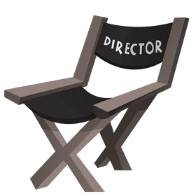 Director chair clipart