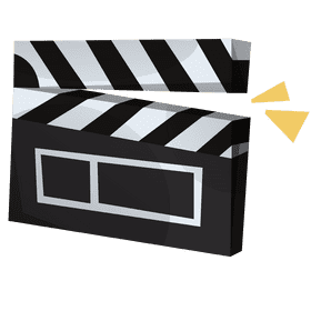 Director clap clipart