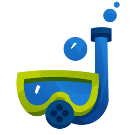 Diver mask clipart