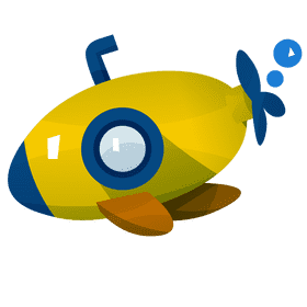 Diver submarine clipart