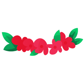 Druid garland clipart