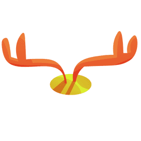 Druid horns clipart
