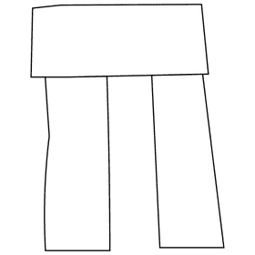 Druid stonehenge black and white clipart