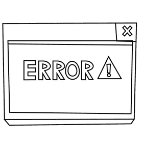 Programmer window black and white clipart