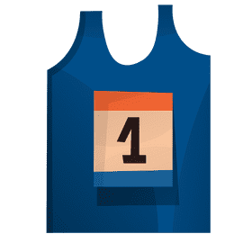 Runner shirt clipart