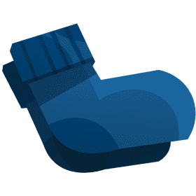 Runner socks clipart