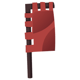 Samurai flag clipart