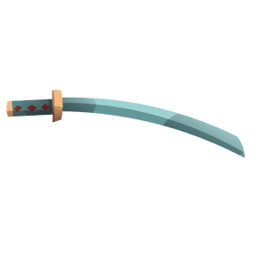 Samurai katana clipart