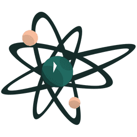 Scientist atom clipart