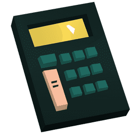 Scientist calculator clipart
