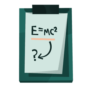 Scientist notes clipart