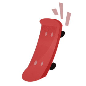 Skater skateboard tricks clipart