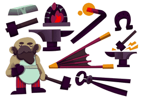 Blacksmith vector