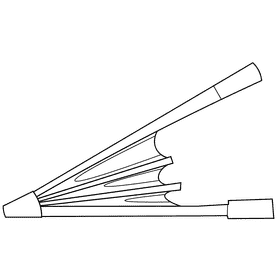 Blacksmith blower black and white clipart