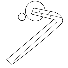 Blacksmith tool black and white clipart