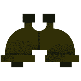 Soldier binocular clipart