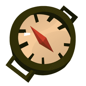 Soldier compass clipart