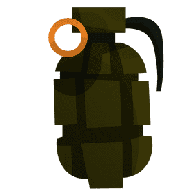 Soldier grenade clipart