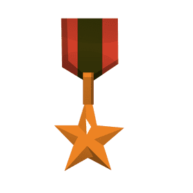 Soldier medal clipart