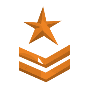 Soldier star clipart