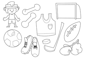 Sportsman black and white vector